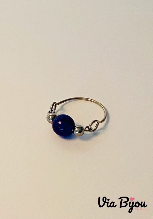 Dark blue ring size 52